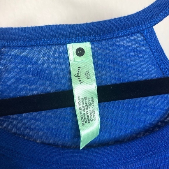 HONEYDEW Blue Cut Out Baseball Jersey Nightdress Sleep Shirt - Picture 3 of 5